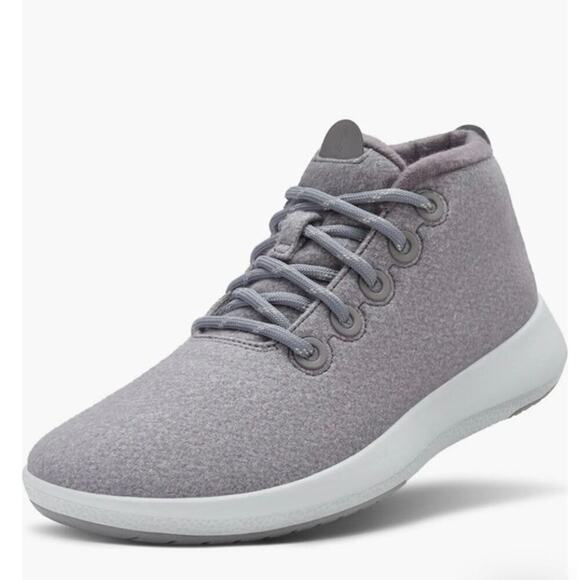 ALLBIRDS Wool Runner-Up Mizzle Medium Grey Sneakers Shoes - Women’s Sz 10 - Picture 2 of 5